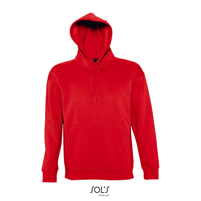 Sweat à capuche coton 320gr unisexe personnalisable SLAM Rouge 1
